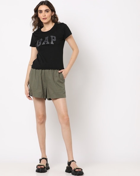 gap linen shorts