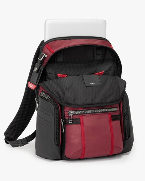 tumi backpack black and red Alpha Bravo Esports Pro Large Luggage Pros resistant pocket for a water bottle or umbrella Tumi backpack- special edition Ducati