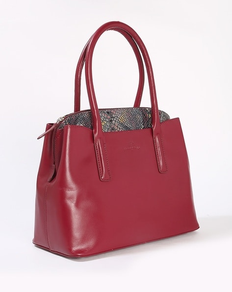 Buy DressBerry Black & Maroon Colourblocked Shoulder Bag - Handbags for  Women 6887089 | Myntra