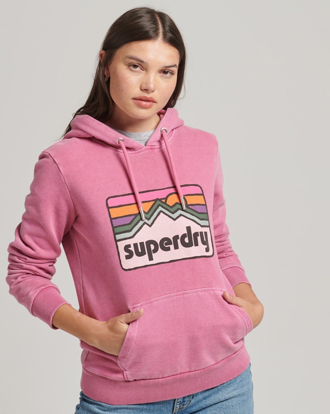 Buy Pink Sweatshirt & Hoodies for Women by SUPERDRY Online