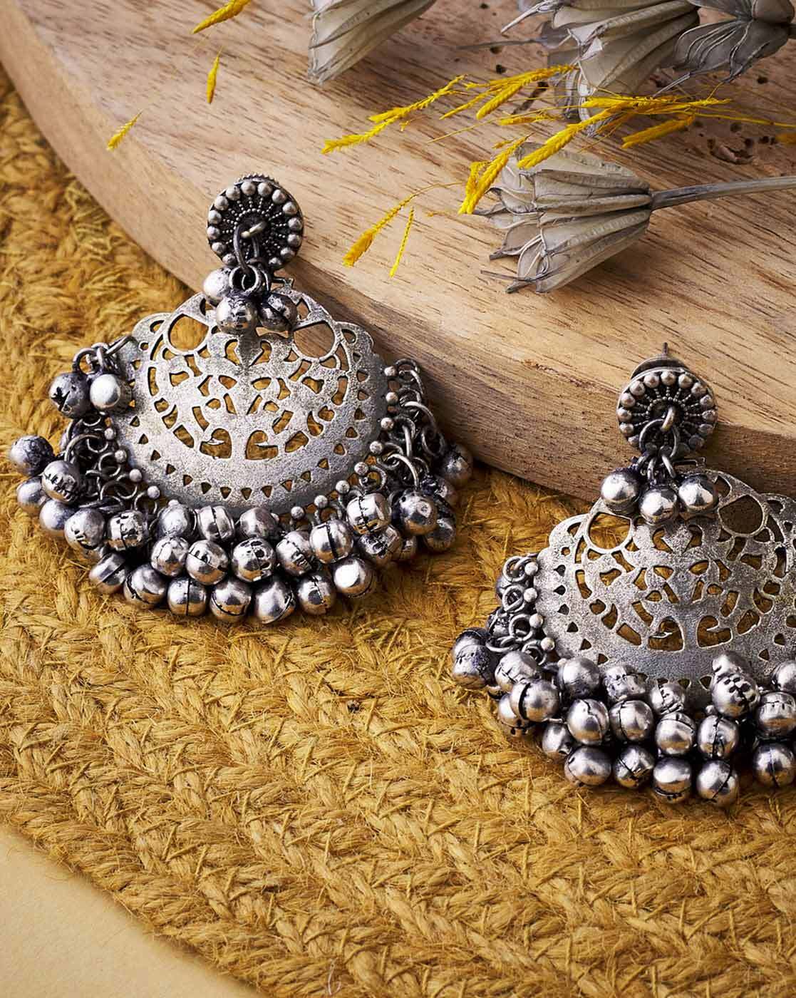 Flipkart.com - Buy Gyaan Jewels Kna Brass Chandbali Earring Online at Best  Prices in India