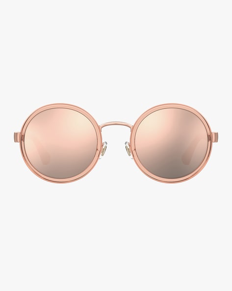 Rose Gold Retro-Vintage Metal Round Tinted Sunglasses with Brown Sunwear  Lenses - Moore | Tinted sunglasses, Retro vintage, Round eyeglasses