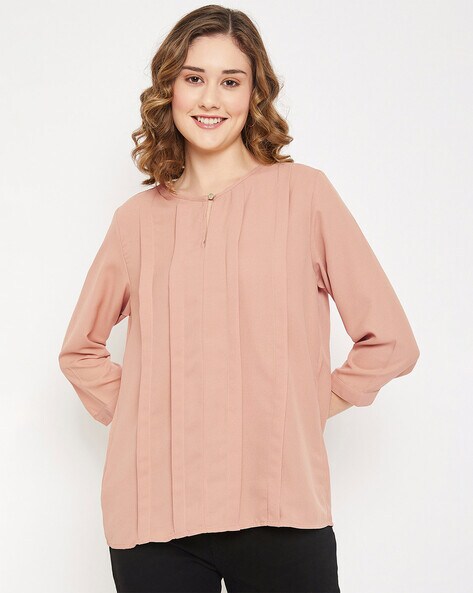 Buy Pink Tops for Women by Go-4 It Online