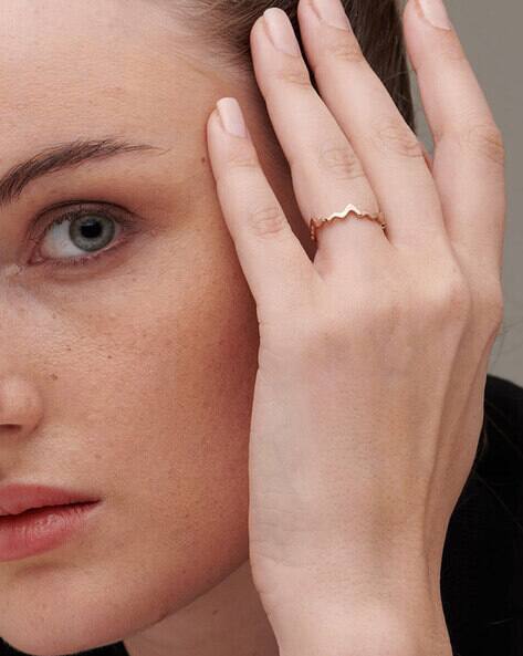 Gold-Plated Stackable Ring