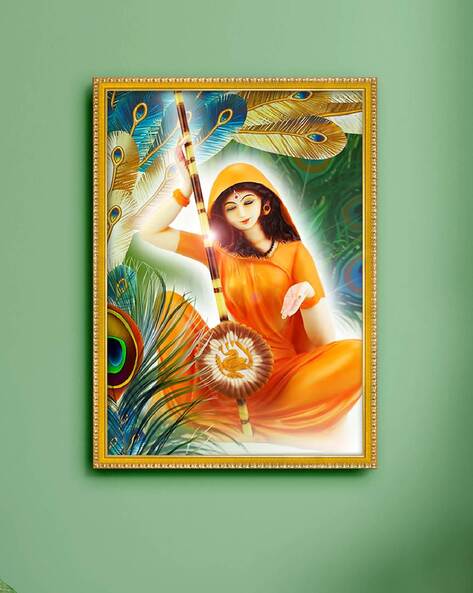 Meerabai And God Krishna Paintings HD Wallpaper ON LARGE PRINT 36X24 INCHES  Photographic Paper - Art & Paintings posters in India - Buy art, film,  design, movie, music, nature and educational paintings/wallpapers