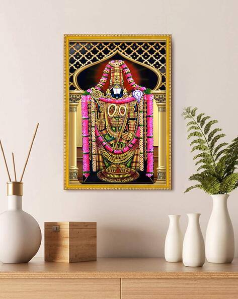 999store Lord Tirupati Balaji Wall Art 11" x 8"