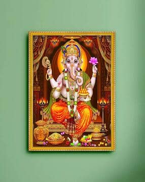 Lord Ganesha Wall Photo Frame-image-9
