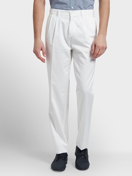 Regular Fit Twin Pleated Trousers