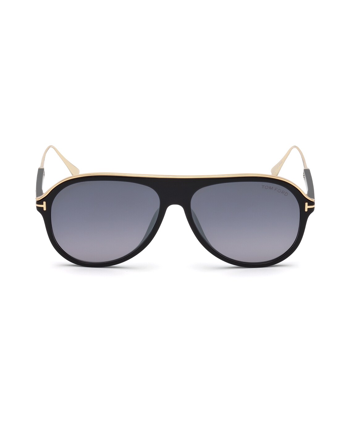 Buy Tom Ford FT0624 57 01C UV-Protected Full-Rim Aviators | Black Color Men  | AJIO LUXE