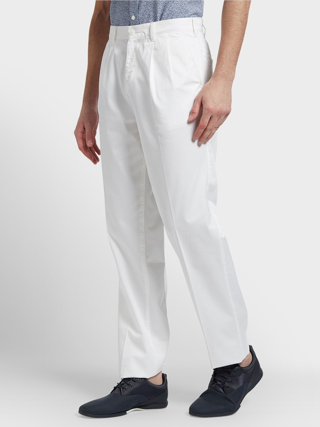 Men White Trousers  Buy Men White Trousers online in India