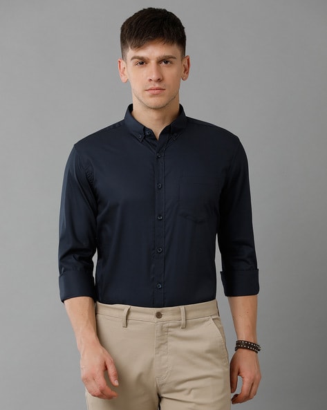 Buy Blue Shirts for Men by YOVISH Online