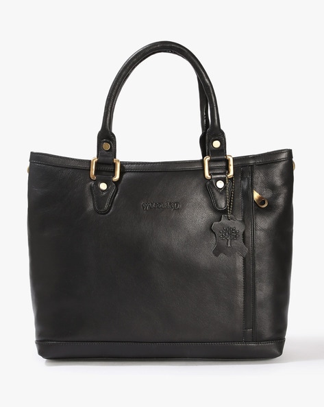 American Leather Co. Java Double Handle Leather Shopper Shoulder Handbag  Brandy | eBay