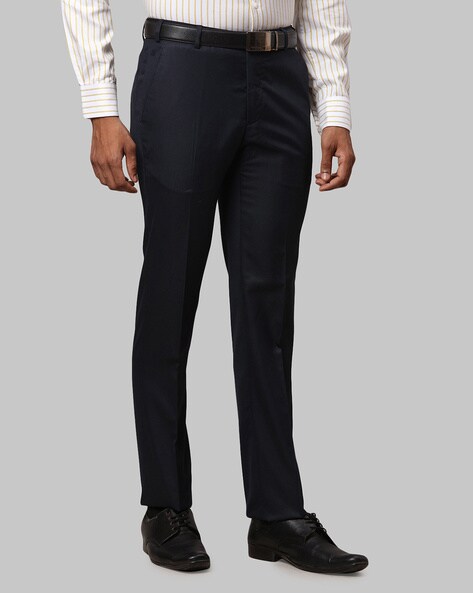 Raymond Slim Fit Medium Grey Trouser For Men