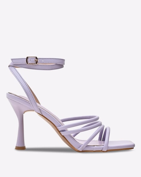 Strappy best sale pump heels