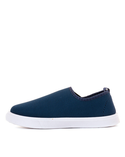 Khadims Striped Slip-On Casual Shoes