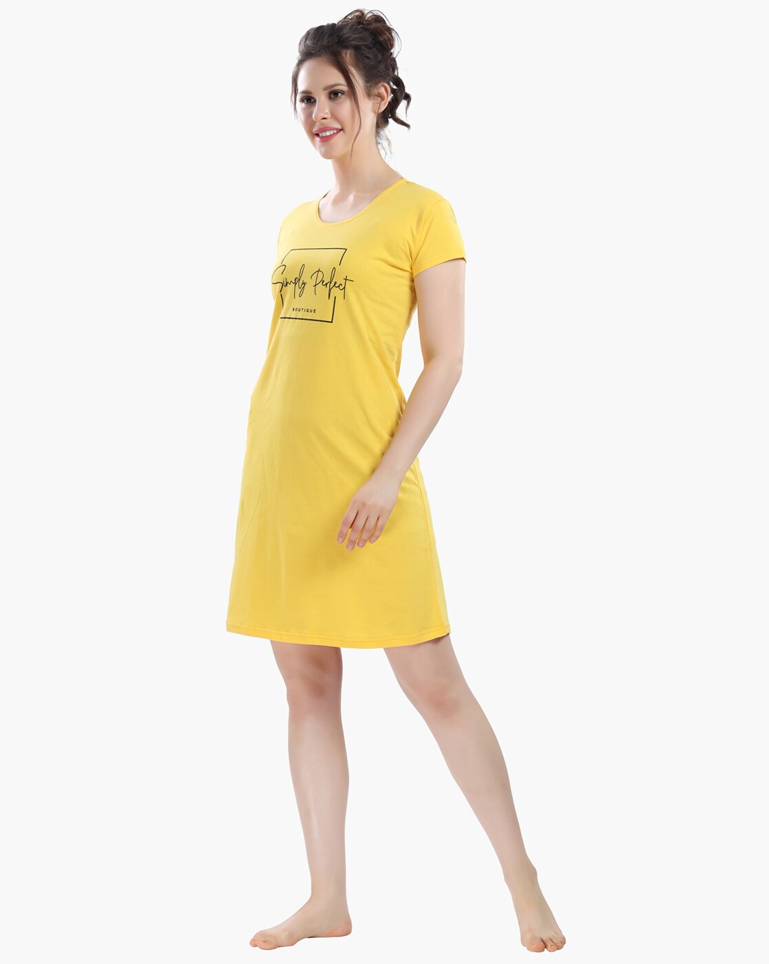 Printed Mix Ladies Short Night Dress, 16 - 30, Hosiery Cotton at Rs  365/piece in Mumbai