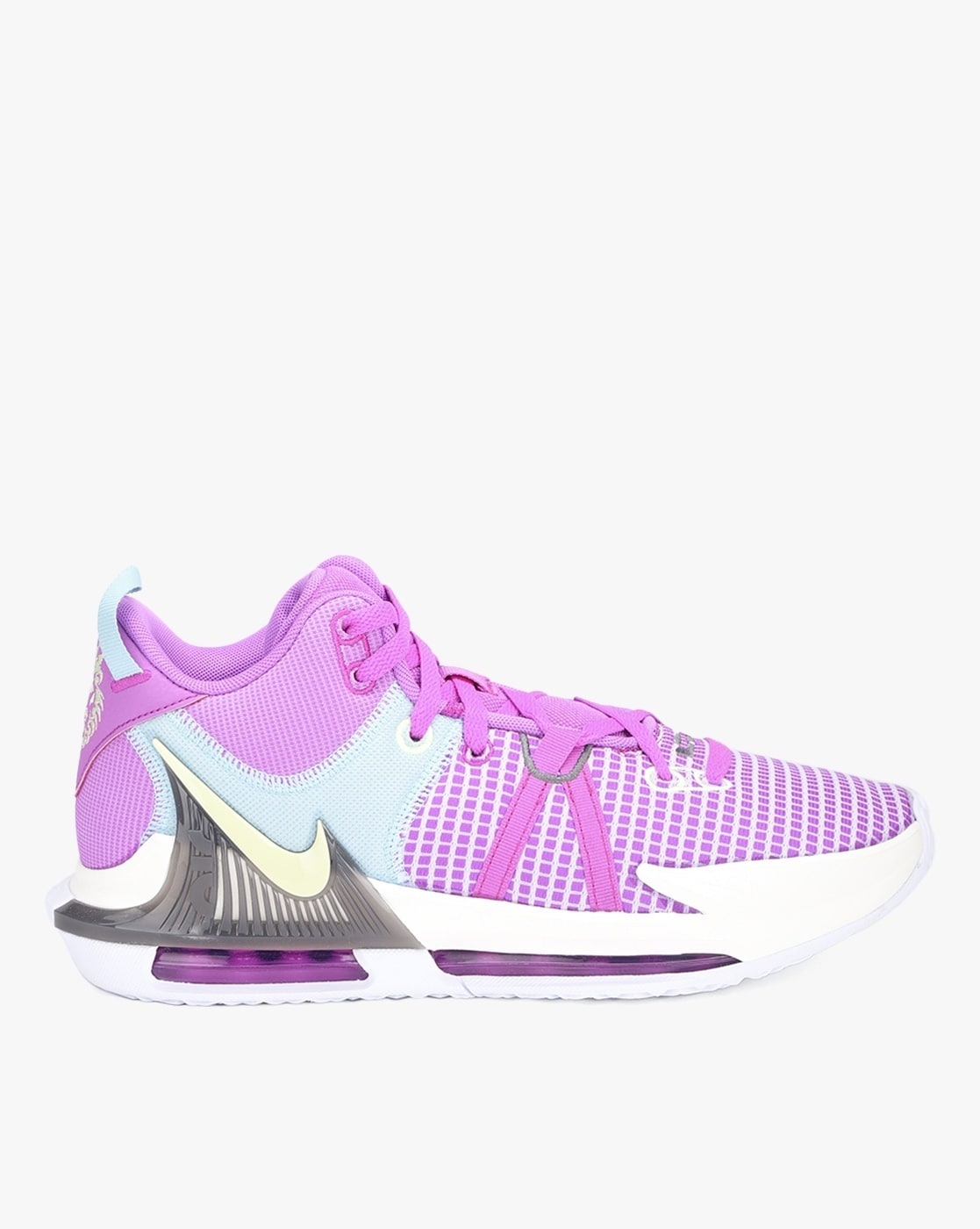 Purple nike clearance zoom basketball shoes