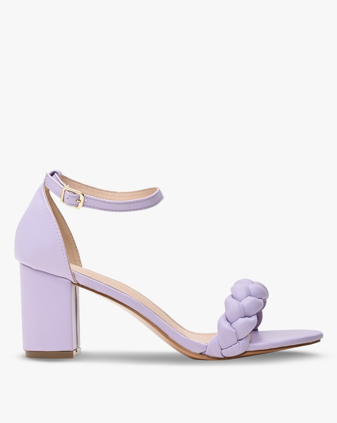 Buy Lilac Heeled Sandals for Women by MAX Online | Ajio.com