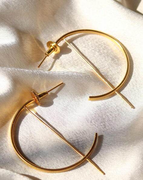 22K Gold Hoop Earrings (Ear Bali) For Baby - 235-GER16094 in 0.900 Grams