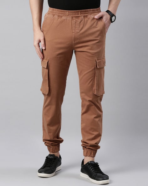 Slim Fit twill cargo trousers Olive  Mens sOliver Jeans  Sprinkle Camp