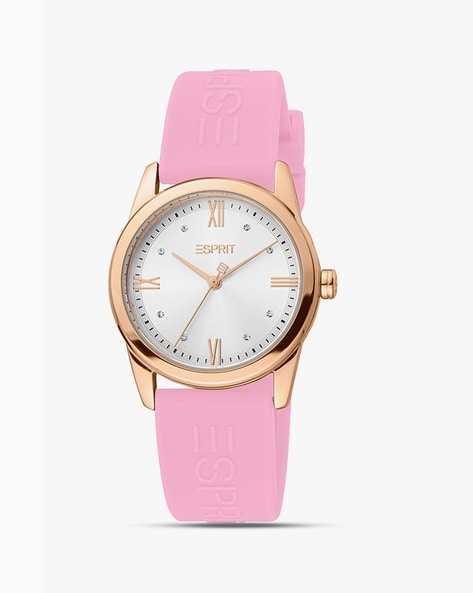 Pink analog watch best sale