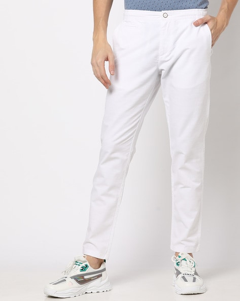 Buy Linen Silas Pants (Angora White) Online | Live Linen