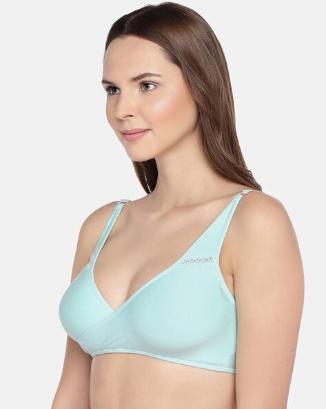 Lightly padded non-wired nursing bra