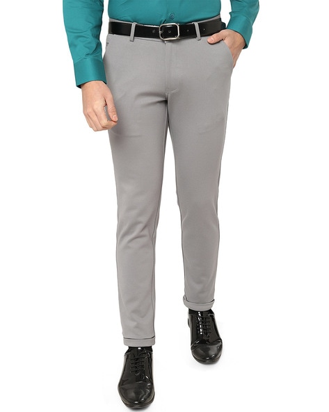 Buy Brown Trousers & Pants for Men by SIMON CARTER Online | Ajio.com