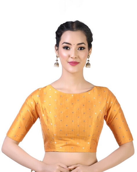 Buy BACK HOOK BLOUSE Online In India -  India