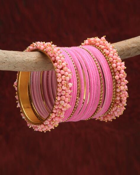 Buy ToniQ Barbie Pink Enamel Heart Tree & Purse Bracelet - Set of 4 Online  At Best Price @ Tata CLiQ