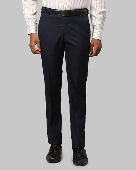 Raymond Slim Fit Medium Grey Trouser For Men