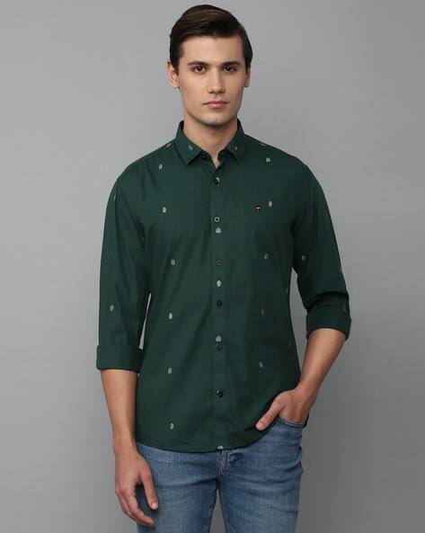 Buy Green Shirts for Men by LOUIS PHILIPPE Online