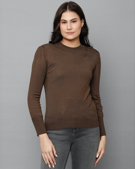 Buy Brown Sweaters Cardigans for Women by ALLEN SOLLY Online Ajio