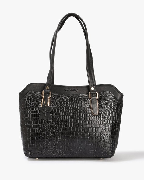 Le 5 à 7 croc embossed leather bag - Saint Laurent - Women | Luisaviaroma