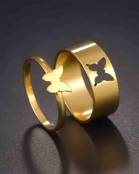 Alchemy Of Love Gold Couple Rings-saigonsouth.com.vn