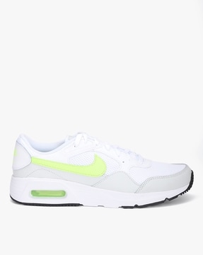 White and lime hot sale green air max