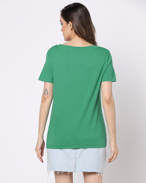 Organic Cotton Vintage V-Neck T-Shirt