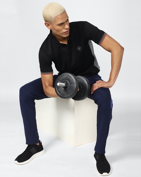 Buy Blue Track Pants for Men by VAN HEUSEN Online