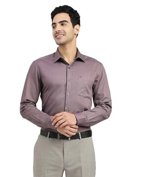 Arrow Formal Shirts  Buy Arrow Men White Rounded Cuff Patterned Formal  Shirt Online  Nykaa Fashion