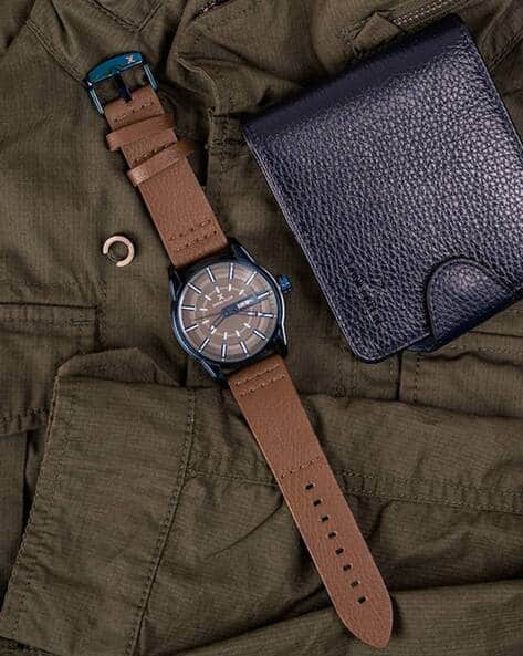 Daniel Klein DK11599-6 Analogue Watch with Leather Strap