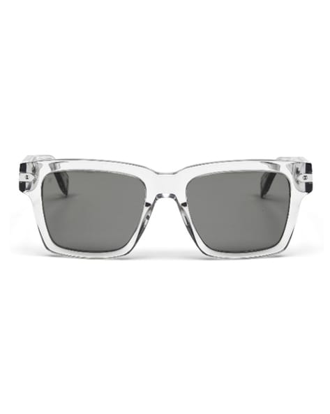 The Donavan | Square Glossy Clear Sunglasses
