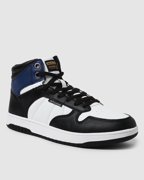 Jack and jones on sale mid top trainers