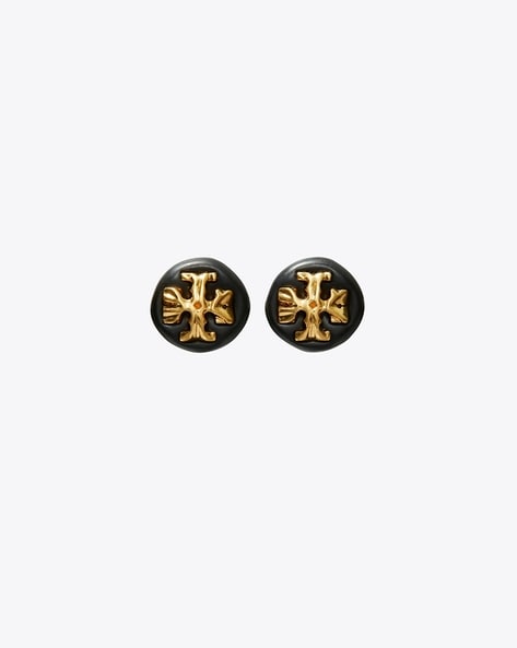 Tory burch online black stud earrings