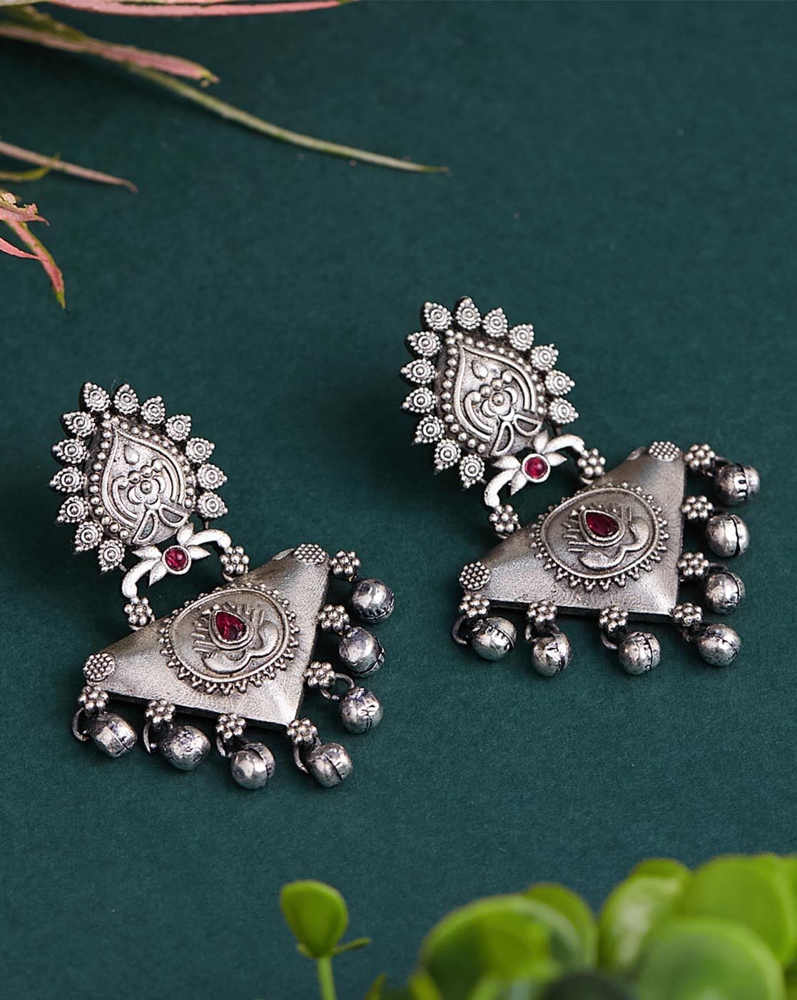 Buy Kanyaadhan by DhirajAayushi Ghungroo Drop Hoops Earrings Online  Aza  Fashions
