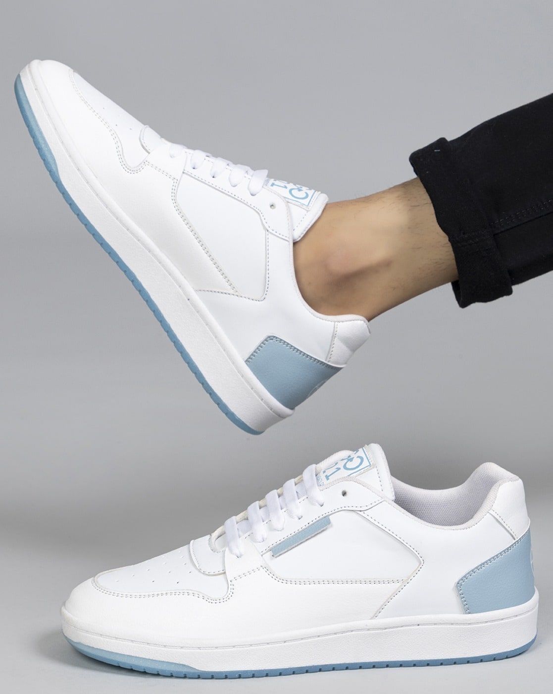Buy Sky Blue Sneakers for Men by GO21 Online