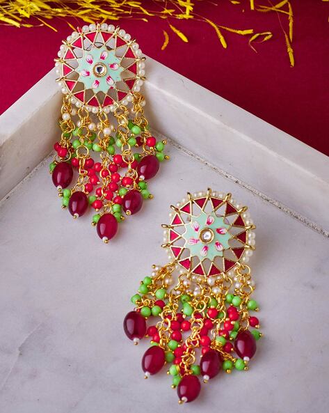 Heavy Quality Partywear Earrings with Jhumka