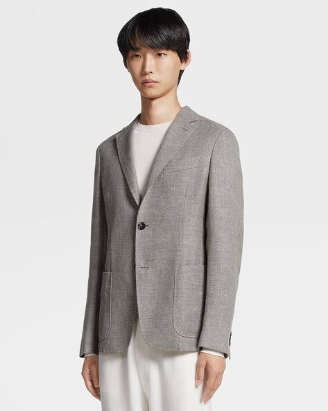 Zegna grey discount blazer