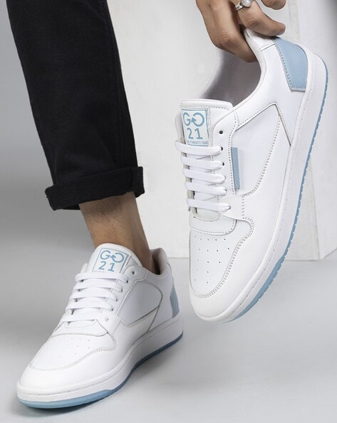 Buy Sky Blue Sneakers for Men by GO21 Online