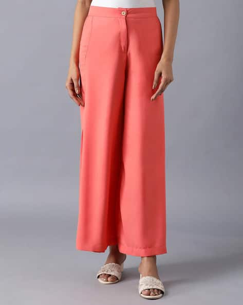 AURELIA Mid-Rise Palazzos with Side Pleated