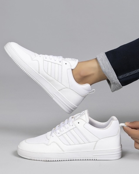 Top 290+ ajio white sneakers latest